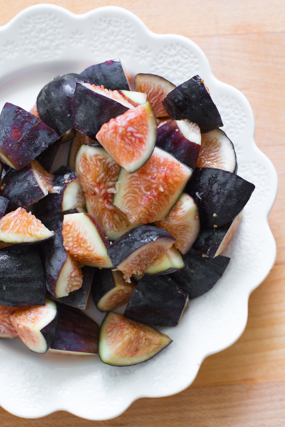 quartered figs