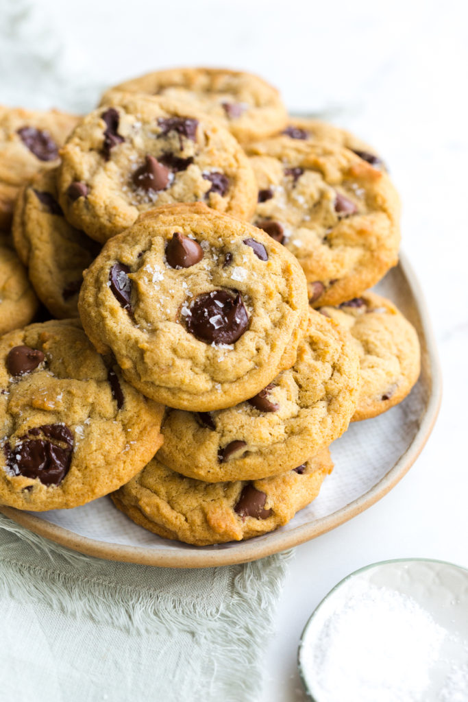 Brown Butter Chocolate Chip Cookies with Sea Salt