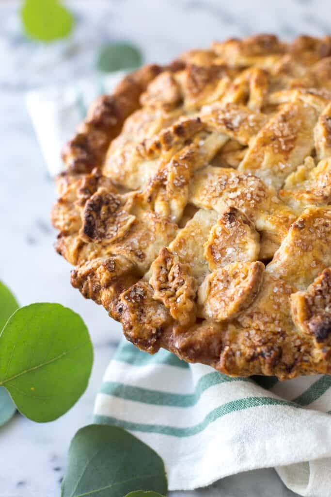 Apple Pie with Cheddar Crust