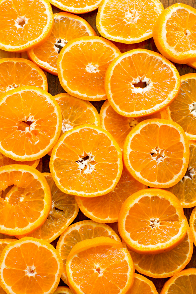 Candied Tangerine Mascarpone Tart with Pistachio Chocolate Crust