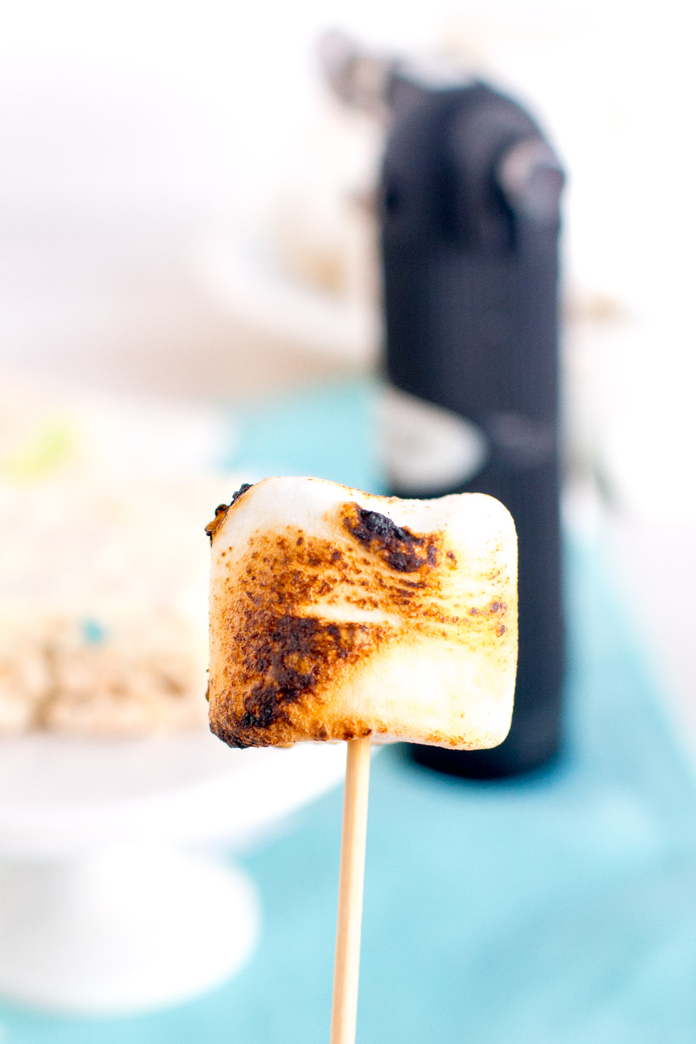 toasted marshmallow for Lucky Charms Treat S'mores