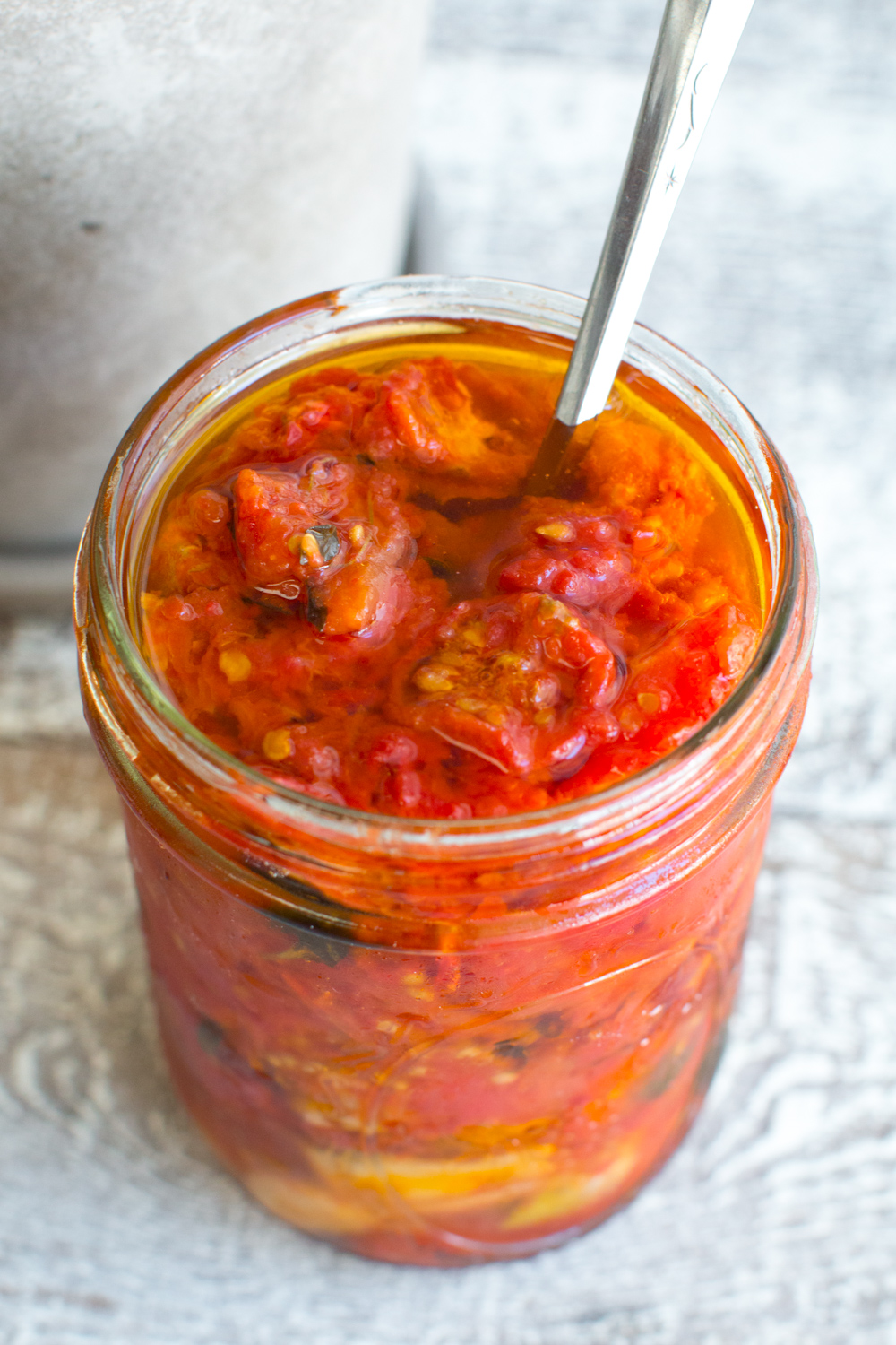 Tomato Confit in a jar