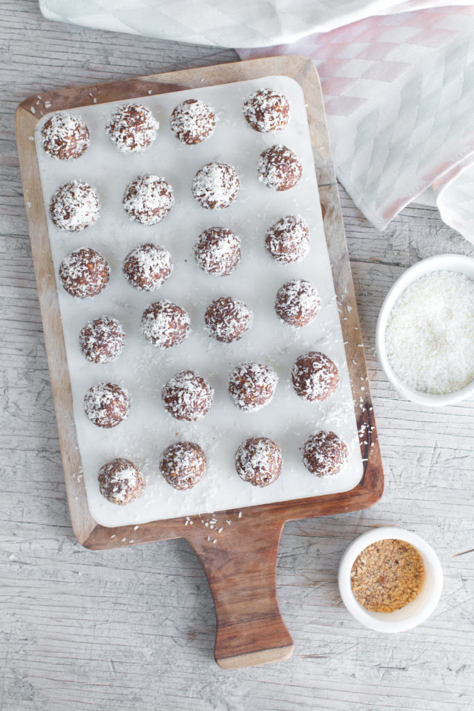 Date Almond Coconut Protein Energy Balls