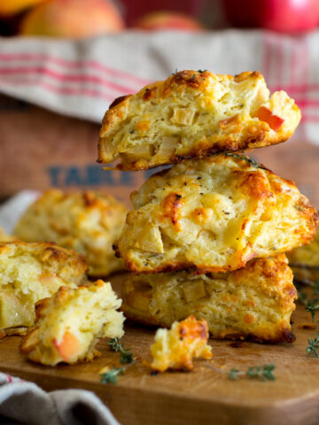 Apple Cheddar and Thyme Scones by Baking The Goods