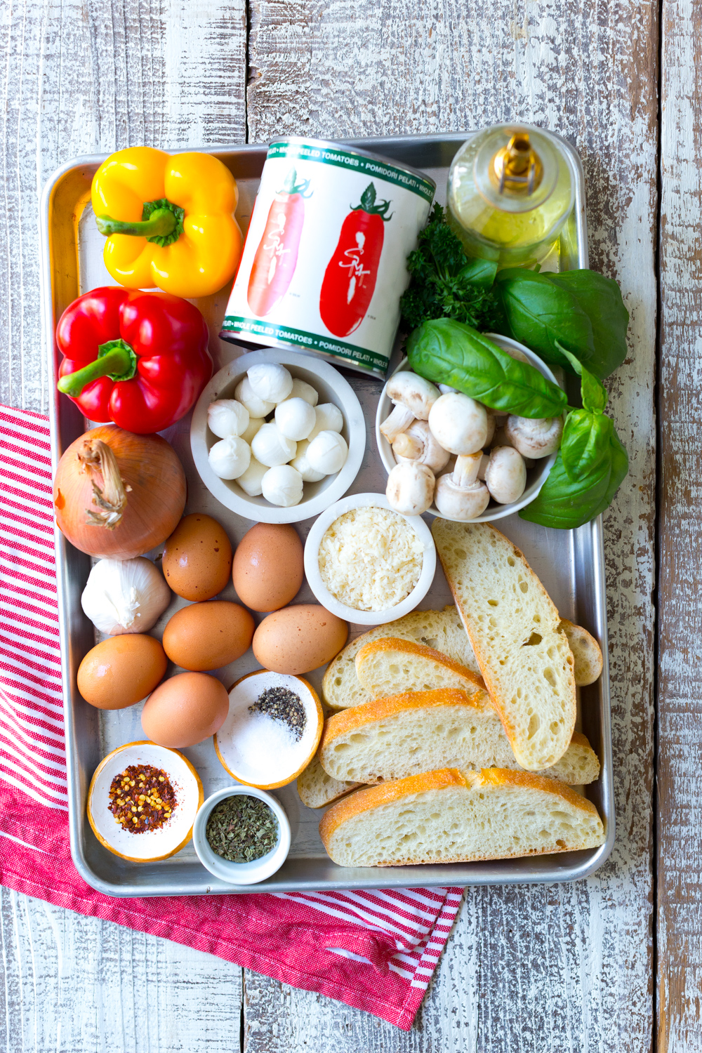 One-pan Italian baked eggs recipe