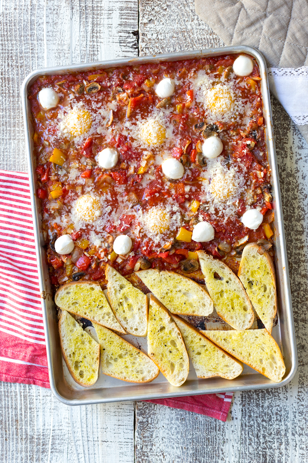 One-pan Italian baked eggs recipe