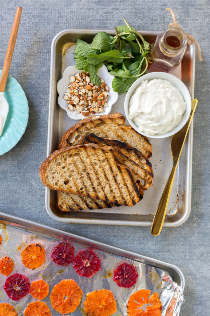 Ingredients for the toast