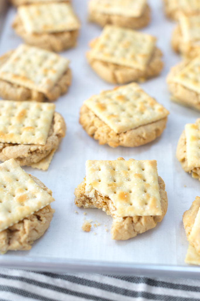 Saltine Peanut Butter Cookies