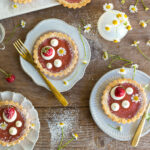 Strawberry Rhubarb Curd Tartlets by Baking The Goods