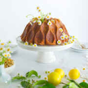 Lemon Chamomile Honey Bundt Cake by Baking The Goods.