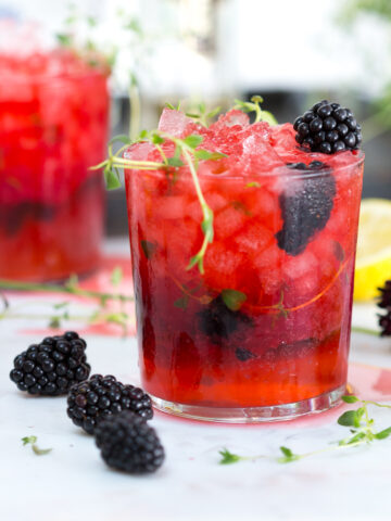Blackberry Gin Smash by Baking The Goods