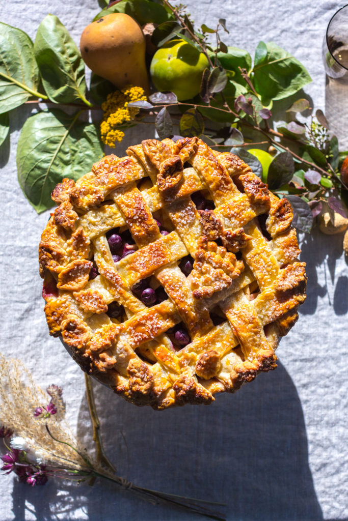 Grape Apple Pie at Fall Feast