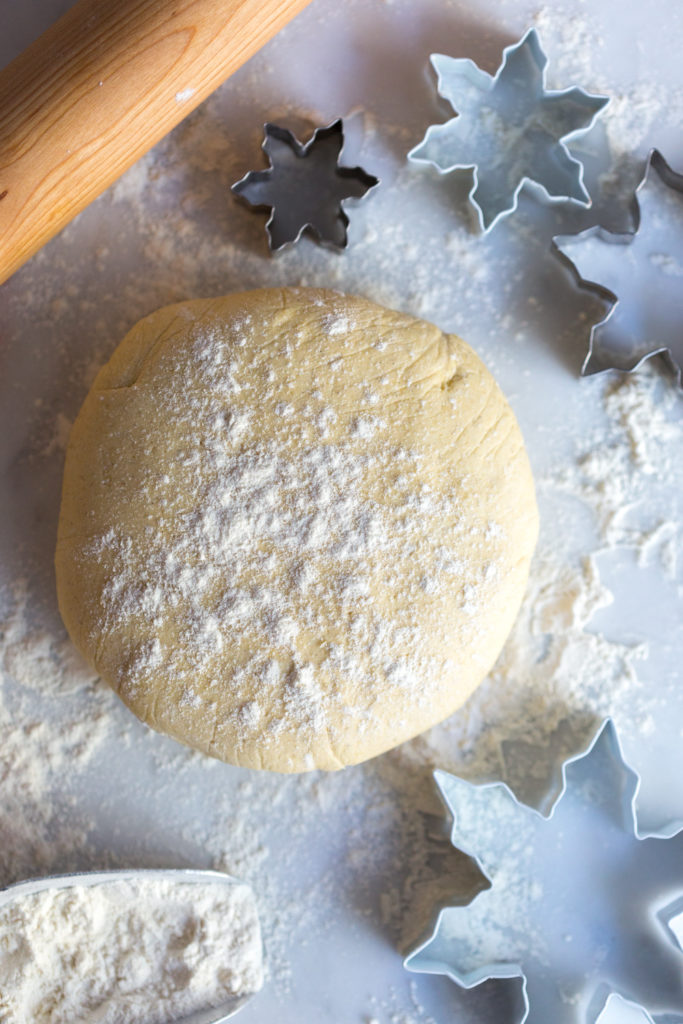 Cardamom Snowflake Cookie dough