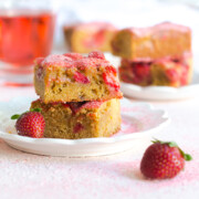Strawberry Blondies by Baking The Goods