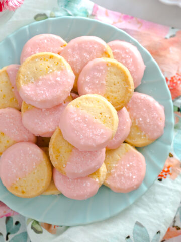 Campari Shortbread Cookies by Baking The Goods