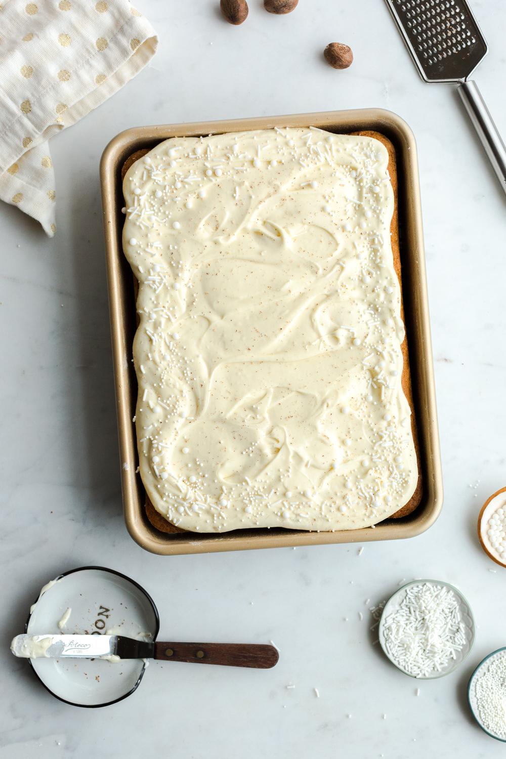 Eggnog Sheet Cake for Jesus