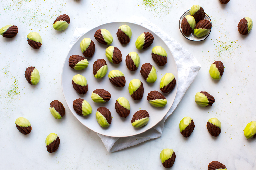 These Mint Chocolate Matcha Mini Madeleines steal the show. 