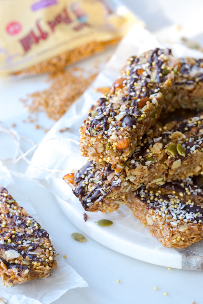 Seedy Almond Oat Bars from Baking The Goods