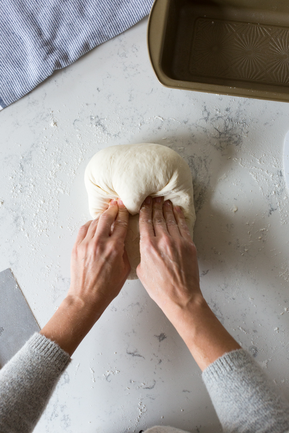 Shaping Best Basic White Bread
