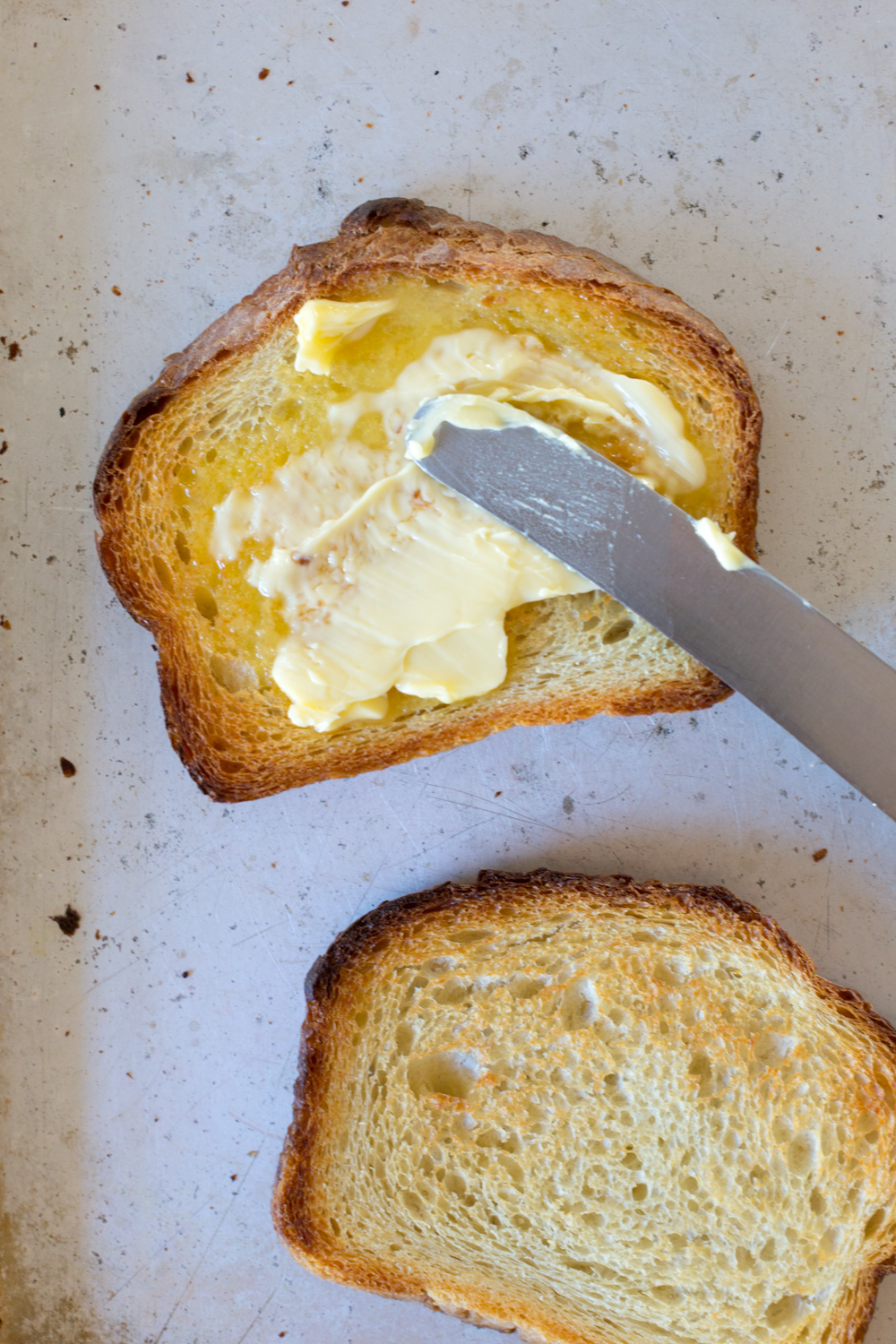 Cinnamon Toast Brûlée spreading butter