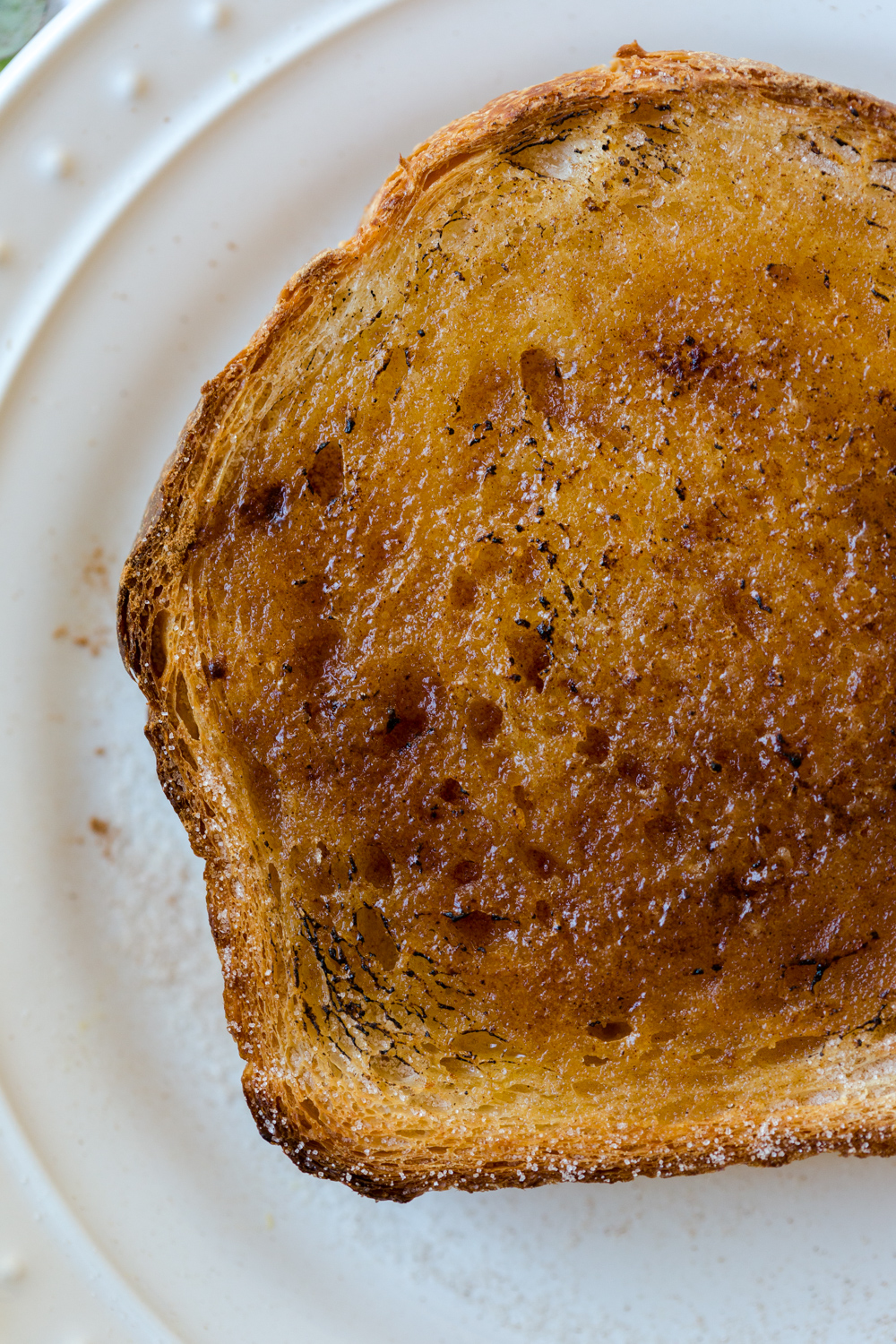 Cinnamon Toast Brûlée close up