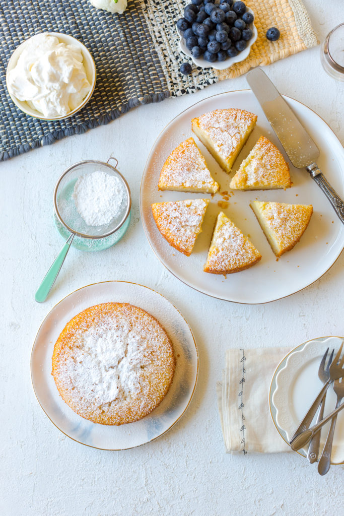 Preparing Limoncello Olive Oil Cakes