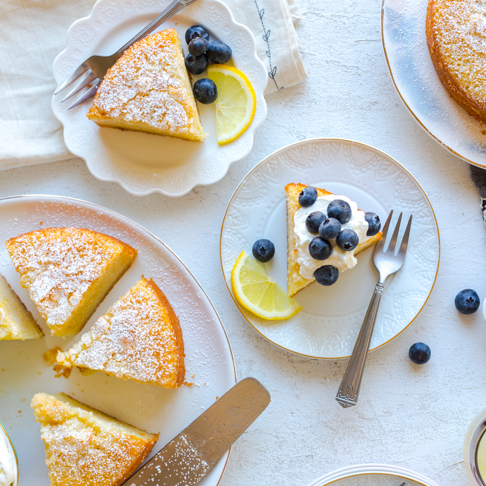 Limoncello Olive Oil Cakes by Baking The Goods