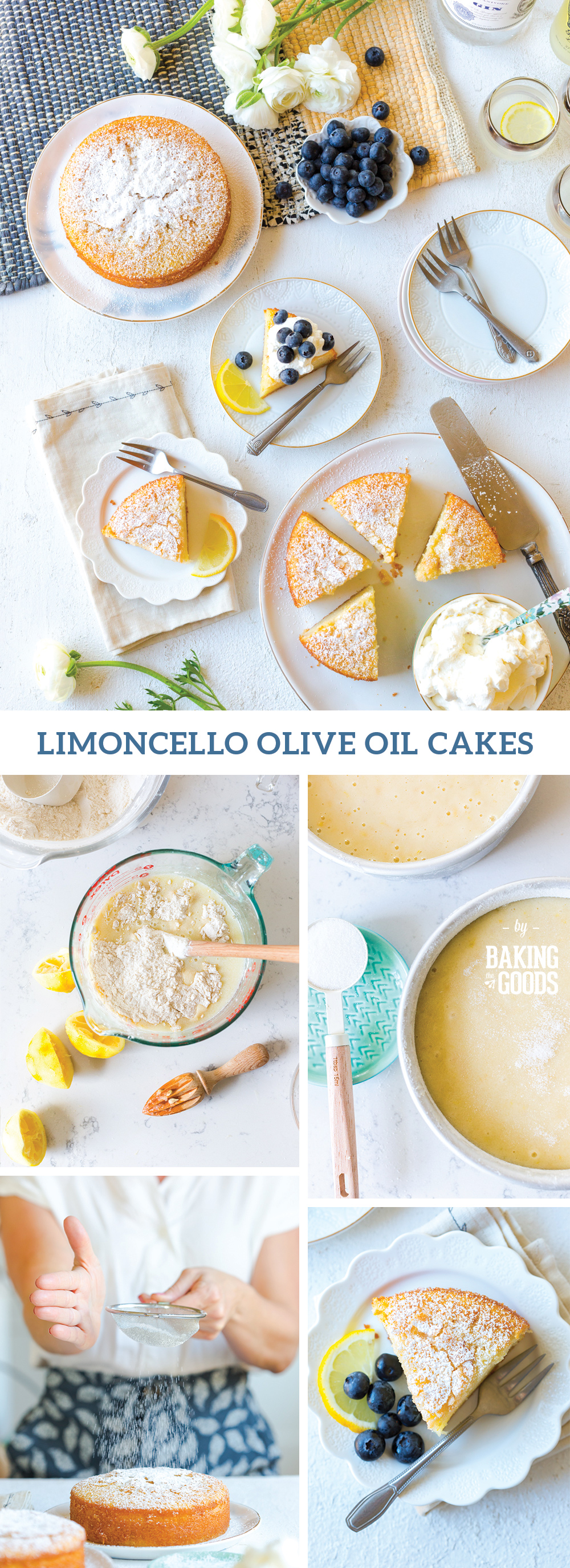 Limoncello Olive Oil Cakes by Baking The Goods