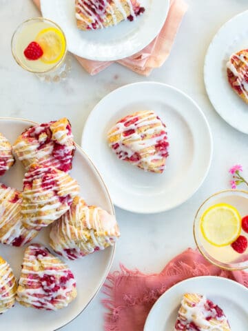Raspberry Lemon Scones by Baking The Goods