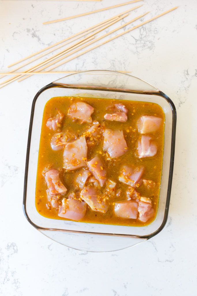 Marinating Ginger Honey Lime Chicken