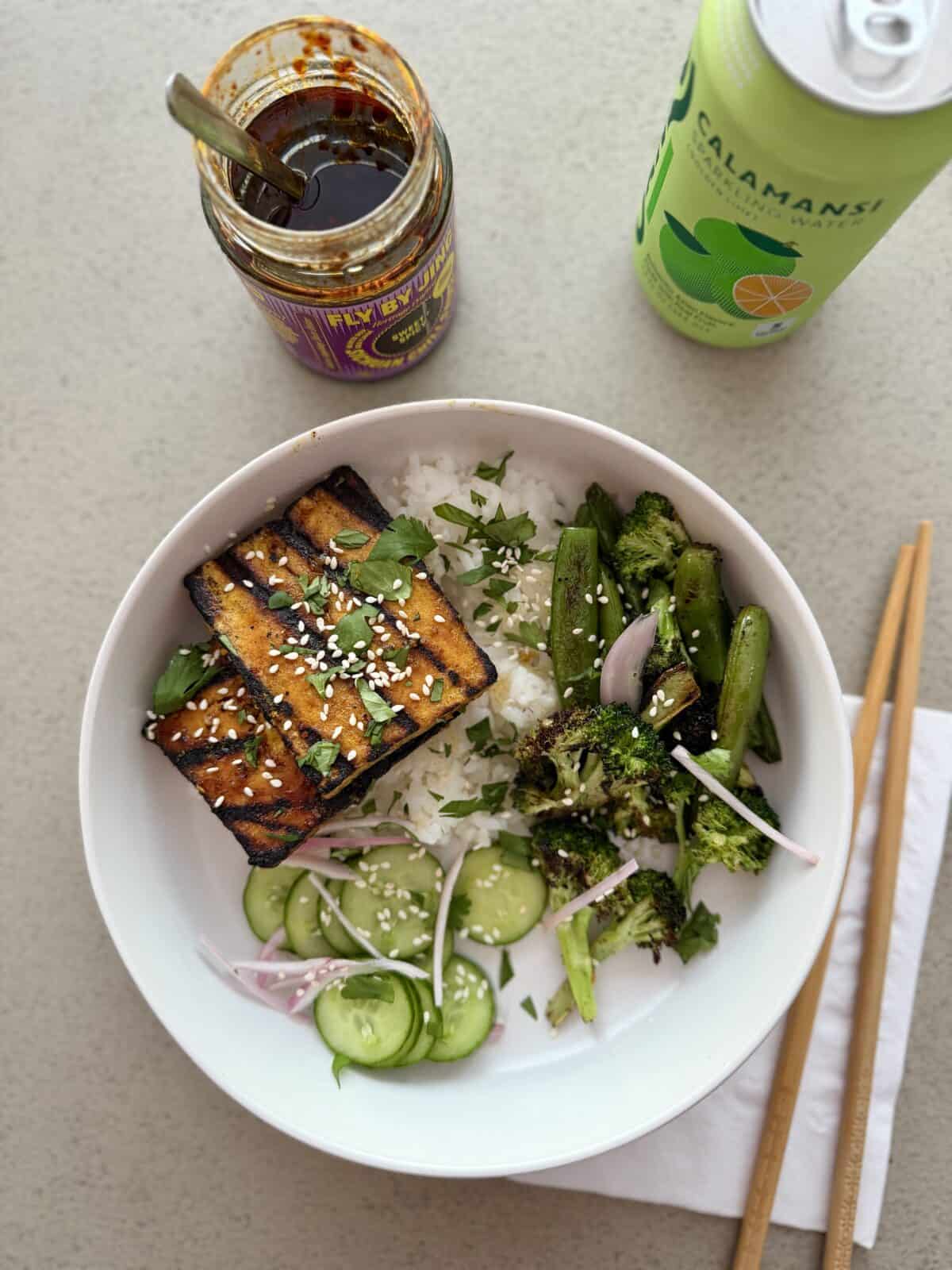 Grilled Ginger Honey Lime Tofu by Baking The Goods