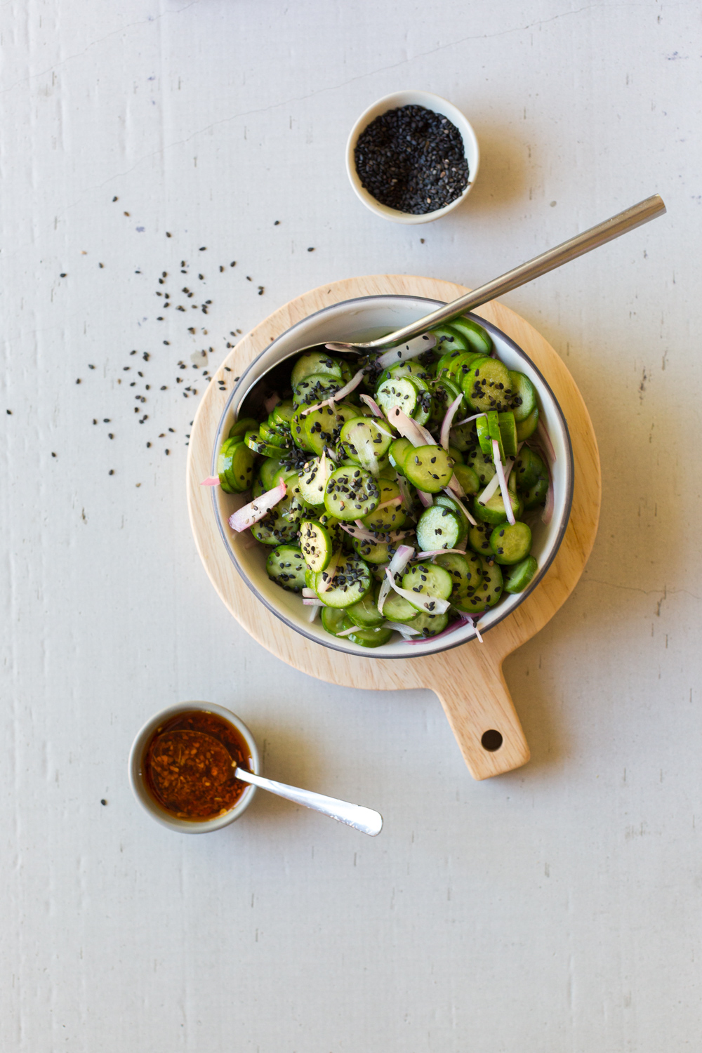 Quick Pickled Cucumber Salad Baking The Goods