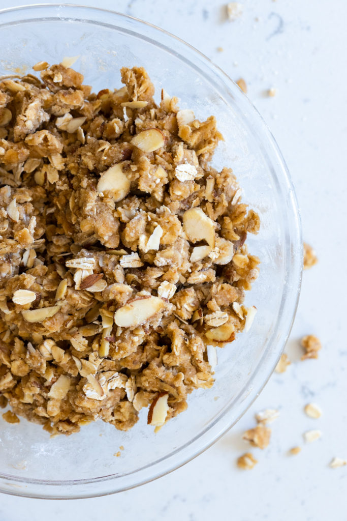 Almond Oat Crumble topping