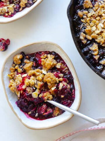 Mixed Berry Oat Almond Crisp by Baking The Goods