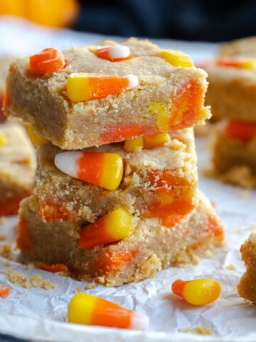Candy Corn Blondies by Baking The Goods