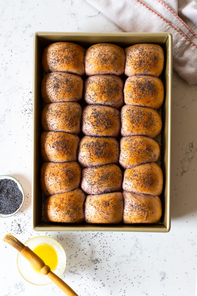 Fluffly Sweet Potato Dinner Rolls - Kawaling Pinoy