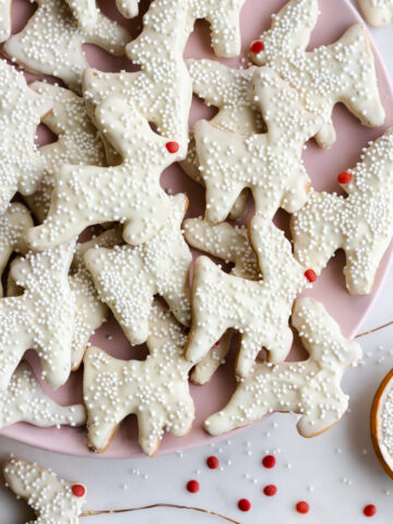 Reindeer Animal Cookies by Baking The Goods