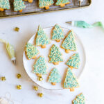 Vanilla Sugar Cookie Trees with Cream Cheese Frosting by Baking The Goods