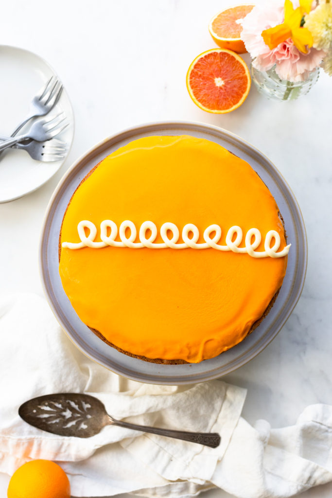 Orange Cream Cake, finally a perfect tribute to the original orange cupcake