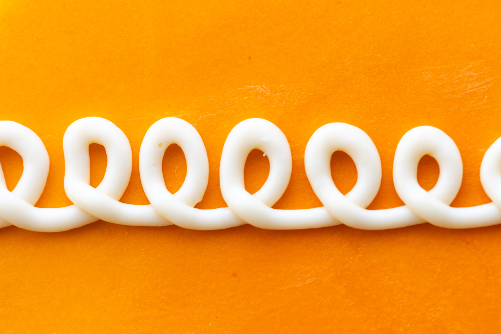 recognizable orange cream cake loops