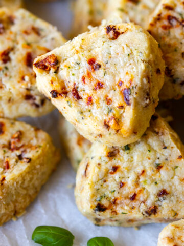 Shortbread Pizza Bites by Baking The Goods