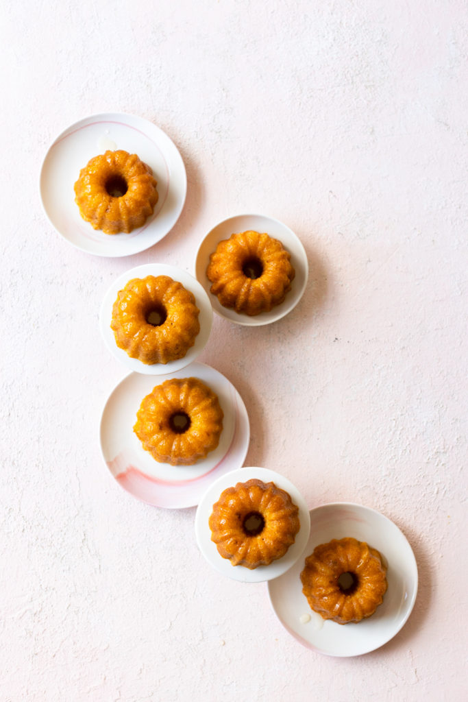 Simple and sweet Meyer Lemon St. Germain Bundtlettes