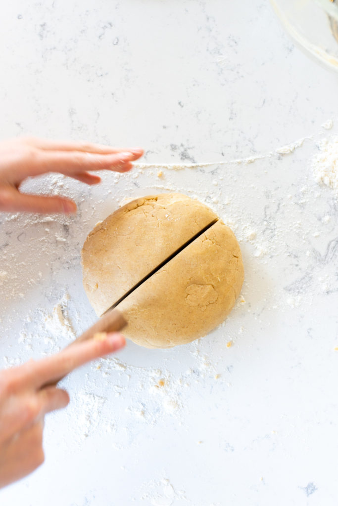 shaping the dough