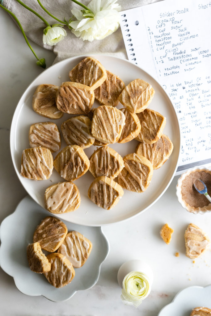 Snickerdoodle Shortbread Cookies by Nelle