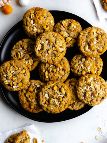 Salted Peanut Butterscotch Oatmeal Cookies by Baking The Goods