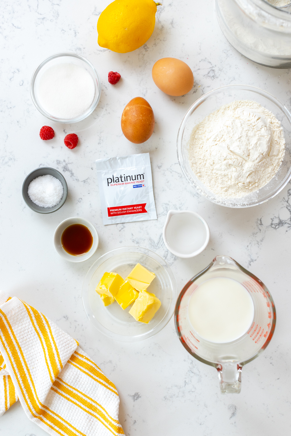 Ingredients for Braid Bread