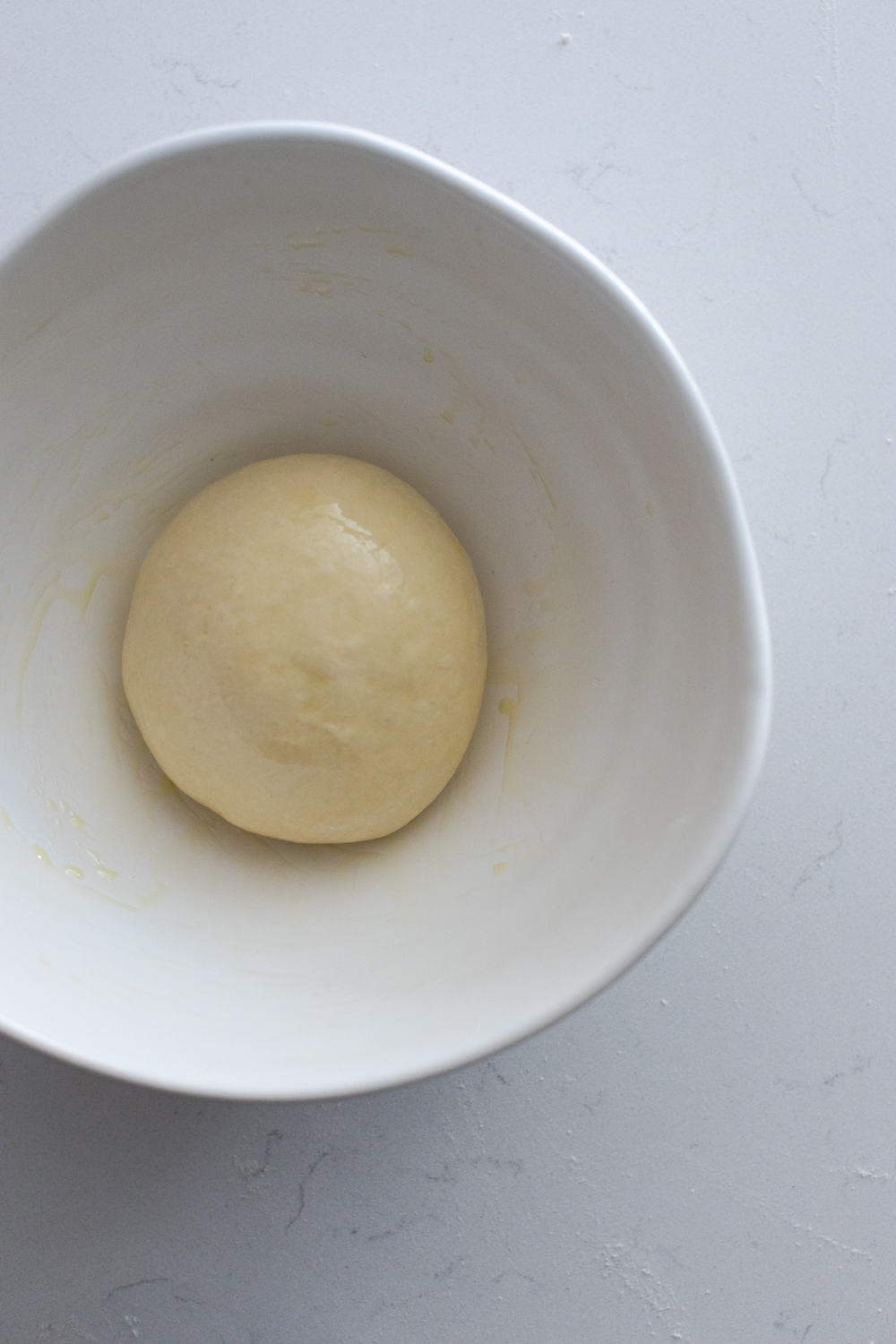 Quick and Easy Pizza Dough rising