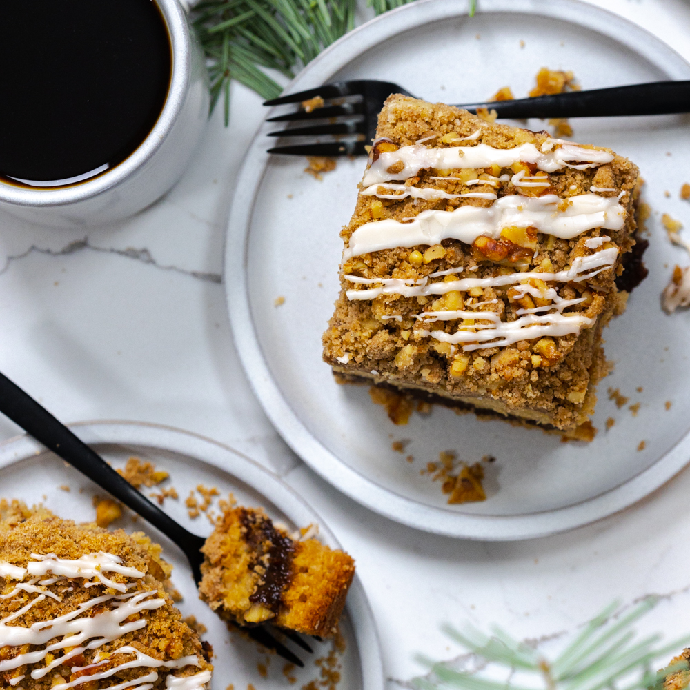 Lemon Prune Coffee Cake