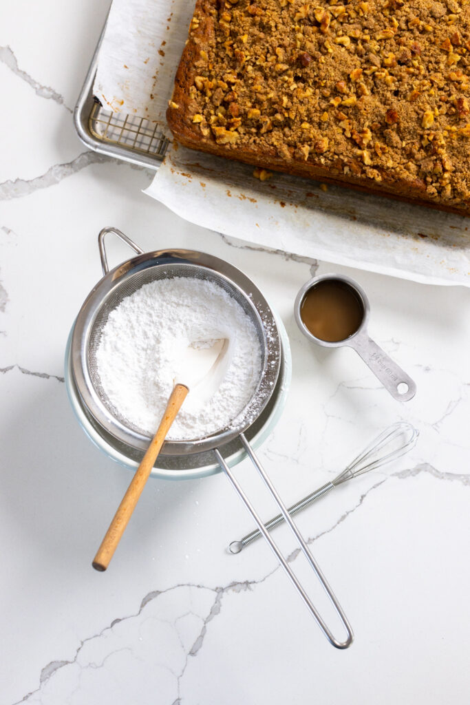 spiced apple cider icing ingredients