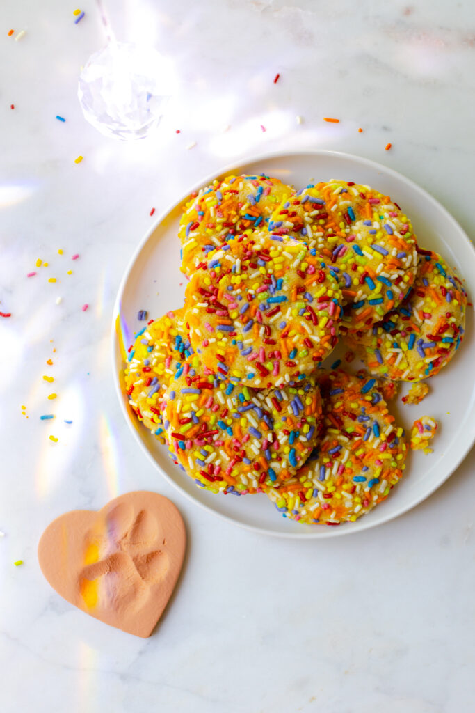 Lemon Rainbow Sprinkle Cookies Prism